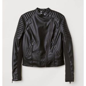 H&M Faux Leather Biker Jacket